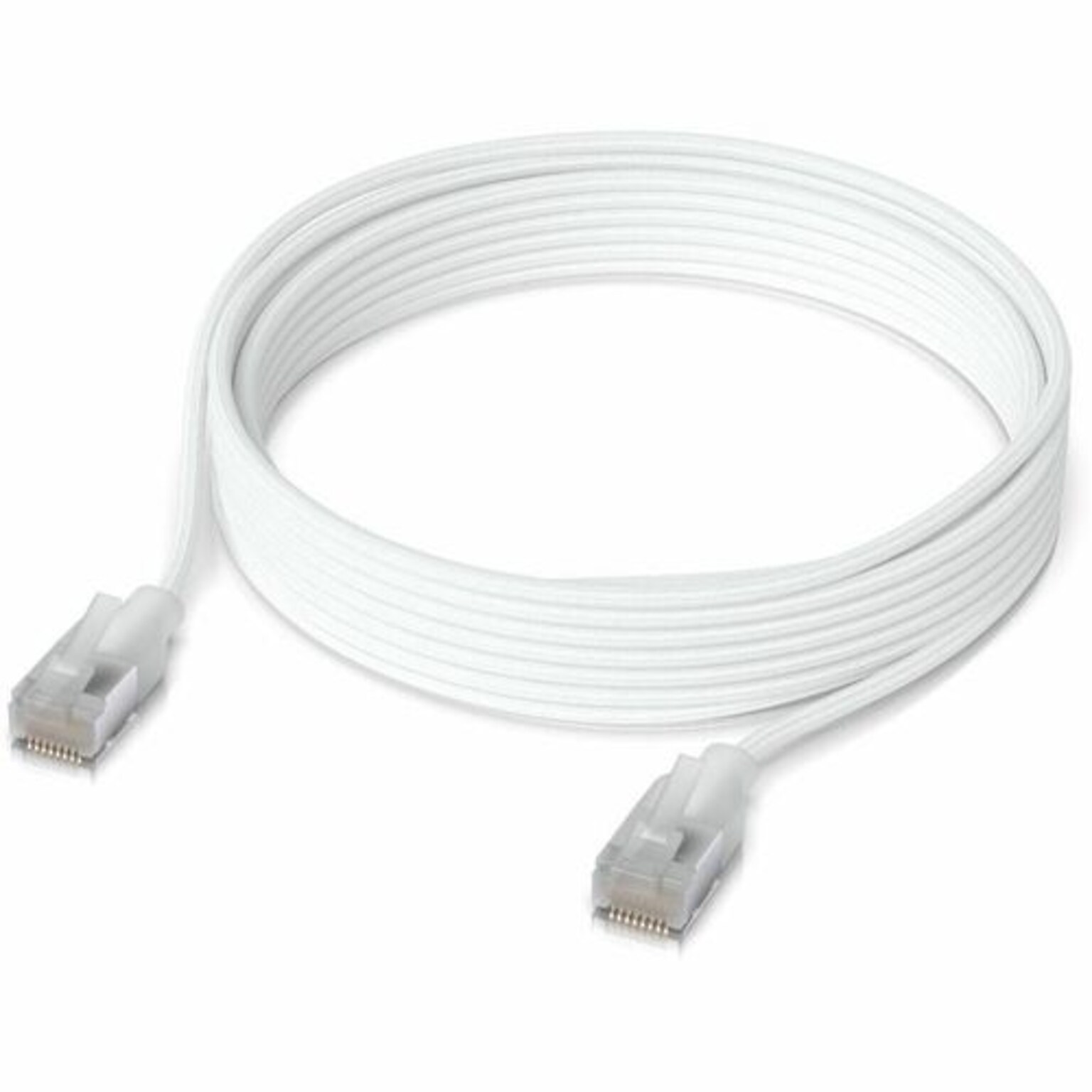 Ubiquiti UniFi Premium 9.8 ft. CAT-6a Ethernet Cable, 30 AWG, White (UACC-Cable-Patch-EL-C6A-3)