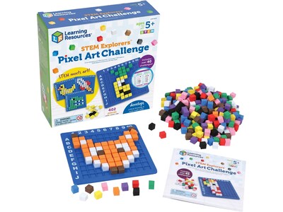 Learning Resources STEM Explorers Pixel Art Challenge Set (LER9463)