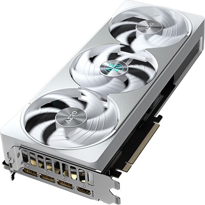 GIGABYTE GeForce RTX 5080 AERO OC NVIDIA PCIe 5.0 16GB GDDR7 Gaming Graphics Card, 2730 Core, 30 MHz (GV-N5080AERO OC-16GD)