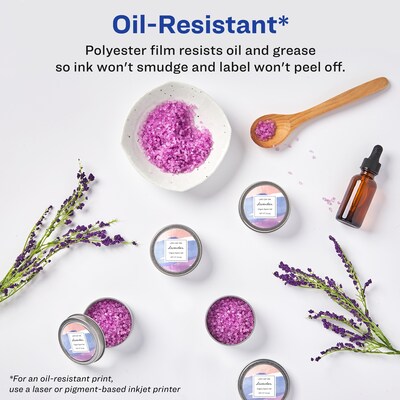 Avery Laser/Inkjet Round Multipurpose Labels, White, 12 Labels/Sheet, 10 Sheets/Pack (94510)