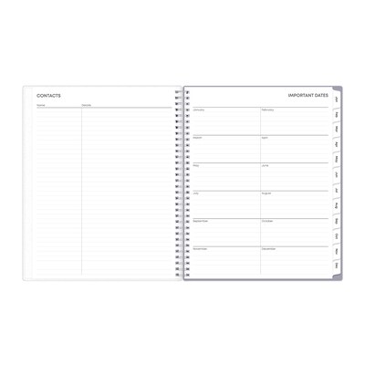 2027 Blue Sky Rue Du Flore 8.5" x 11" Calendar Year Monthly Planner, Plastic Cover (101602-27)