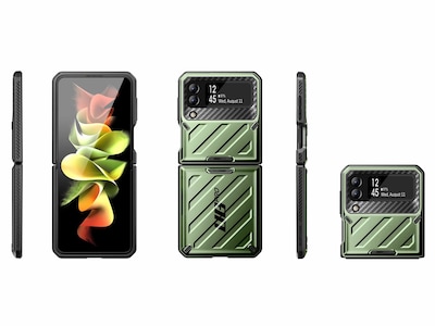 SUPCASE Unicorn Beetle PRO Dark Green Rugged Case for Samsung Galaxy Z Flip4, 5G (SUP-Galaxy2022-ZFlip4-5G-UBPro-Guldan)