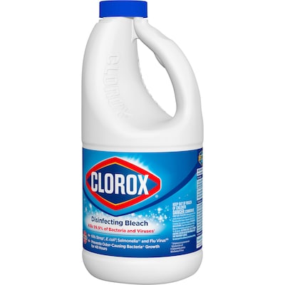 Clorox Disinfecting Bleach, Concentrated Formula, 43 Oz. (32260)