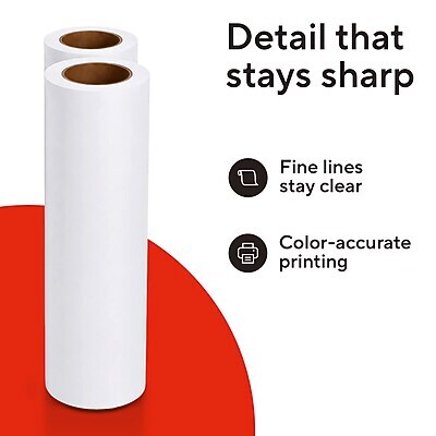 Staples Wide Format Engineering Paper Matte 30-Inch x 500-Ft 2/Carton