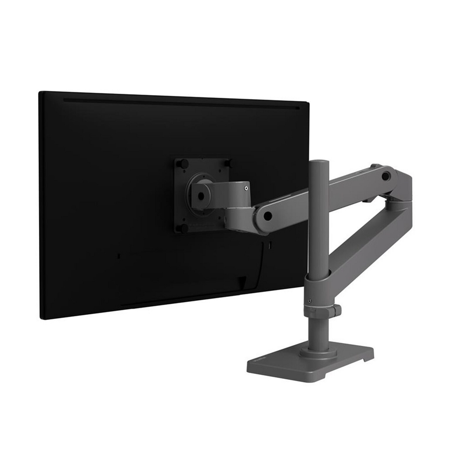 Ergotron LX Pro Adjustable Desk Mount Articulating Monitor Arm, Up to 34, Dark Gray (45-695-293)
