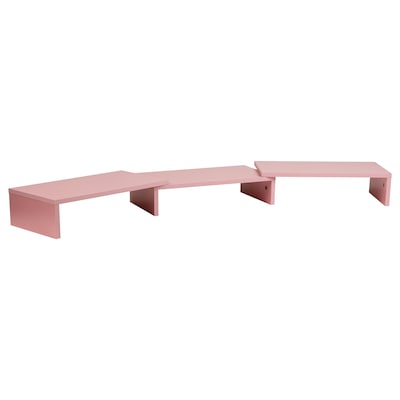 Mind Reader Adjustable Dual Monitor Stand, Up to 44 lbs., Pink (MDFMOND-PNK)