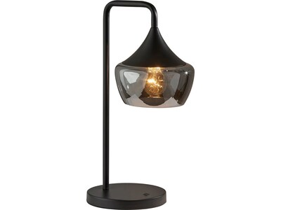 Adesso Eliza Incandescent Table Lamp, Matte Black (2142-01)