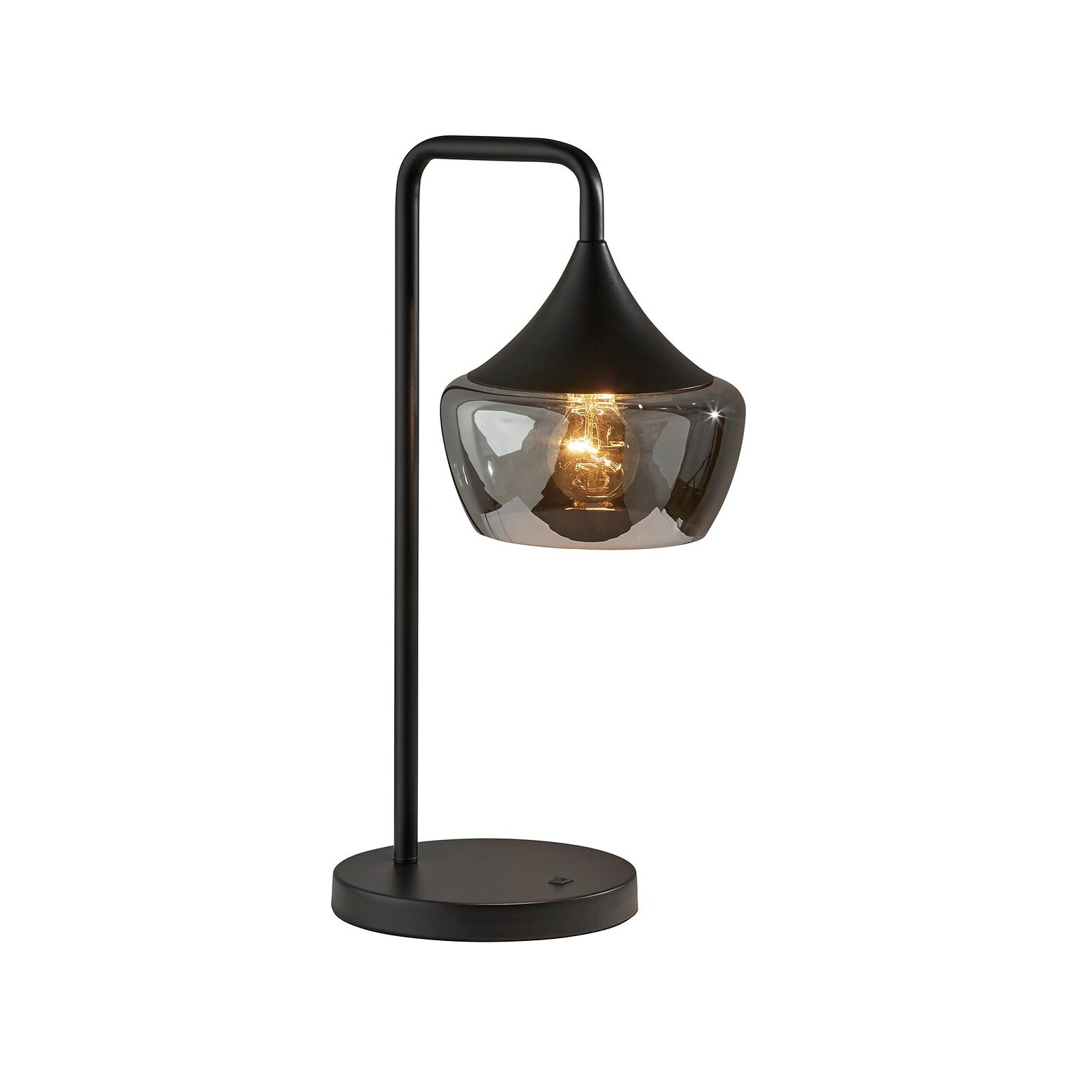 Adesso Eliza Incandescent Table Lamp, Matte Black (2142-01)