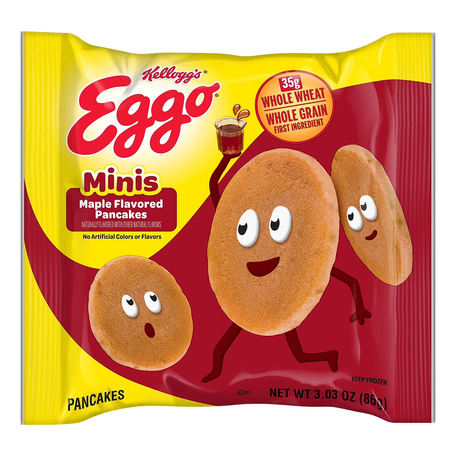 Eggo Bites Mini Maple Pancakes, 3.03 oz., 72/Pack (220-02469)