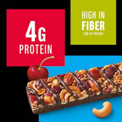 KIND PLUS Gluten Free Dark Chocolate Cherry Cashew Nut Bar, 12 Bars/Box (PHW17250)