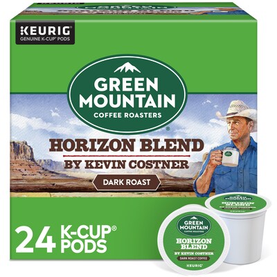 Green Mountain Coffee Roasters Horizon Blend Hot & Iced Coffee Keurig® K-Cup® Pods, Dark Roast, 24 Pods/Box (5000379575)