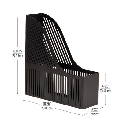 Mind Reader Metal Accessory Tray, Black (SLMAG-BLK)