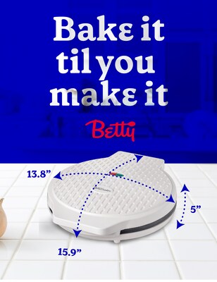 Betty Crocker 12-Inch Pizza Maker Plus, Silver (BC-2958CS)