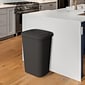 Hefty 13-Gallon Touch Top Trash Can in Black 2 Pack (2166HFTCOM075)