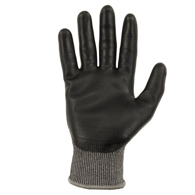 Ergodyne ProFlex 7072 Nitrile Coated Cut-Resistant Gloves, ANSI A7, Gray, Small, 1 Pair (10312)