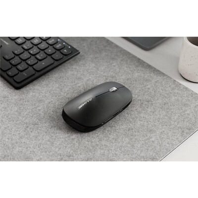 Alogic Echelon Wireless Ergonomic Ambidextrous Optical Mouse, Black (AMBT4KBK)