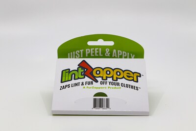 FurZapper LintZapper Portable Lint Sheets, White/Green, 3/Pack (LZ003PK)