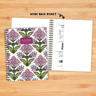 2026-2027 Willow Creek 8.5" x 11" Academic Weekly & Monthly Planner, Tulpi Flowers (65990)