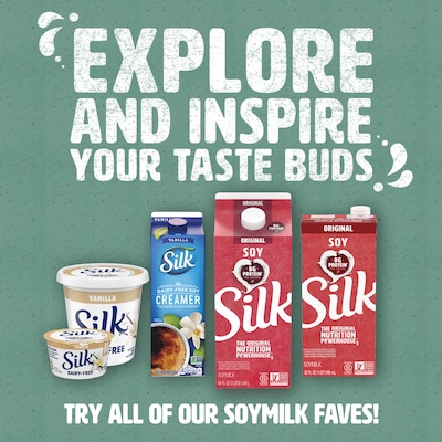 Silk Organic Unsweetened Original Dairy Free Soy Milk, 32 oz., 6/Carton (WWI00106)