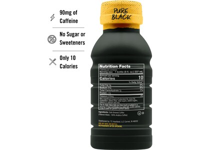 Java House Pure Black Cold Brew Coffee, 8 fl. oz., 24/Carton (FC109080)