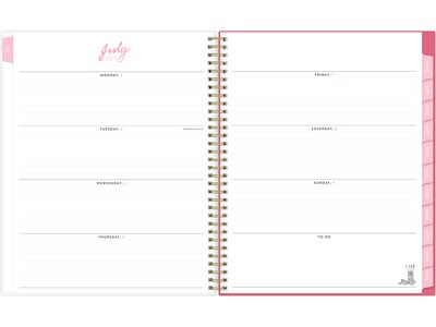 2023-2024 Blue Sky Travel Write Draw Parisian Roses 8.5 x 11 Academic Weekly & Monthly Planner, Pl