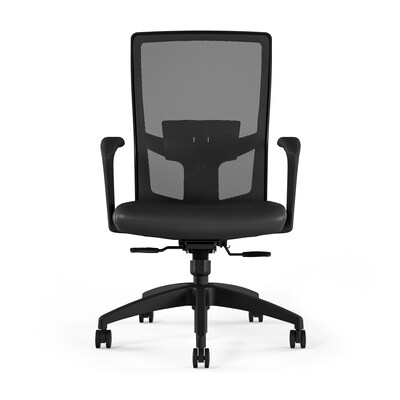 Union & Scale™ Workplace2.0™ 500 Series Vinyl Task Chair, Black  (52320)