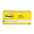 Post-it® Pop-up Notes, 3 x 3, Canary Yellow, 90 Sheets/Pad, 18 Pads/Pack (R330-18CP)