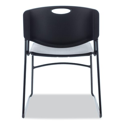 Alera® Resin Office Stacking Chair, Black, 4/Carton (ALECA671)