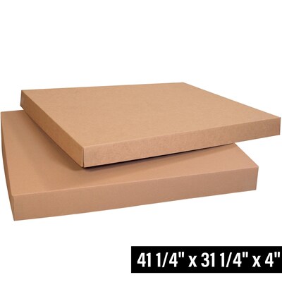 41.25 x 31.25 x 4 Heavy Duty Bulk Cargo Boxes, 44 ECT, 5/Bundle (GL4030LID)