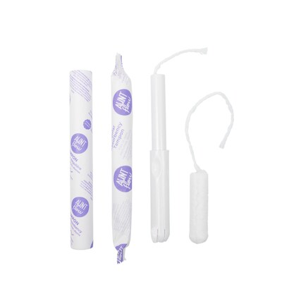 Aunt Flow Regular Absorbency Tampons, Cardboard Applicator, 500/Box (TAMP-VIS-UNVL-500)