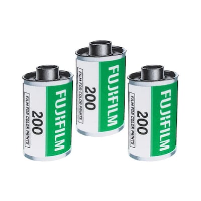 Fujifilm 200 Color Negative Film for 35mm Cameras, 3/Pack (FDC600022185)