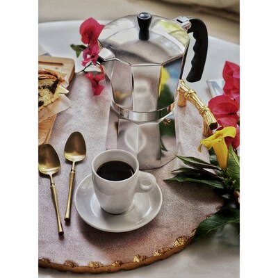 Imusa 6-Cups Coffee Percolator, Silver (B12043V)