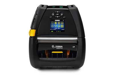 Zebra ZQ63-AUXA004-00 ZQ600 Plus Direct Thermal Label/Receipt Printer, Wireless, Black