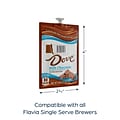 Dove Silky Smooth Milk Chocolate Hot Cocoa, Flavia Freshpack, 72/Carton (MDRA117)