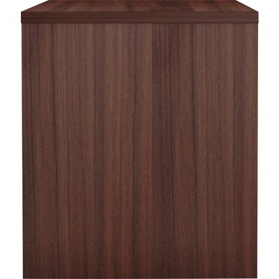 Lorell Essentials Series 36"W Wall-Mount Hutch, Espresso (LLR18240)