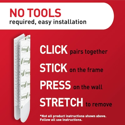 Command Medium Hanging Strip, White, 200 Strips/Pack (17201CABPK-NA)