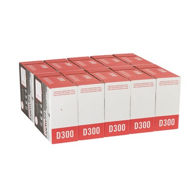 Brawny Professional D300 DRC Wipers, White, 110 sheets/Box, 10 Boxes/Carton (20075)