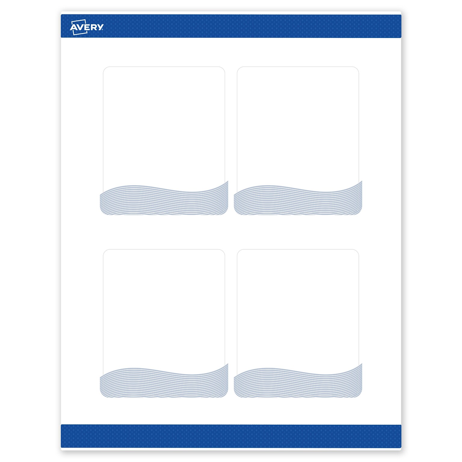 Avery Laser/Inkjet Rectangle Multipurpose Labels, 4 x 3-1/3, White, 40/Pack (S00ETY)