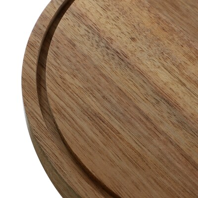 MegaChef Acacia Wood Cake Stand, Wood (935122132M)