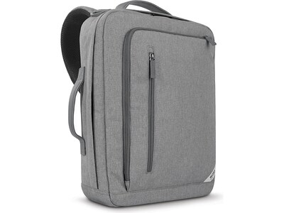Solo New York Re:utilize Hybrid Backpack, Laptop Compatible, Heathered Gray (UBN762-10)