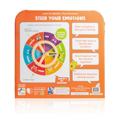 Open the Joy Steer Your Emotions Steering Toy, Multicolored (OTJEMOSTEER)