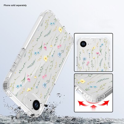 SaharaCase Inspire Series Phone Case for iPhone 16e, Shock Absorbing, Desert Flower (CP00826)