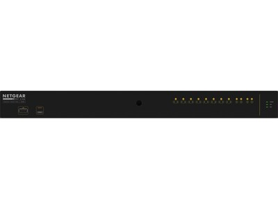 Netgear AV Line 10-Port Gigabit Ethernet Managed Switch, Black (GSM4212P-100NAS)