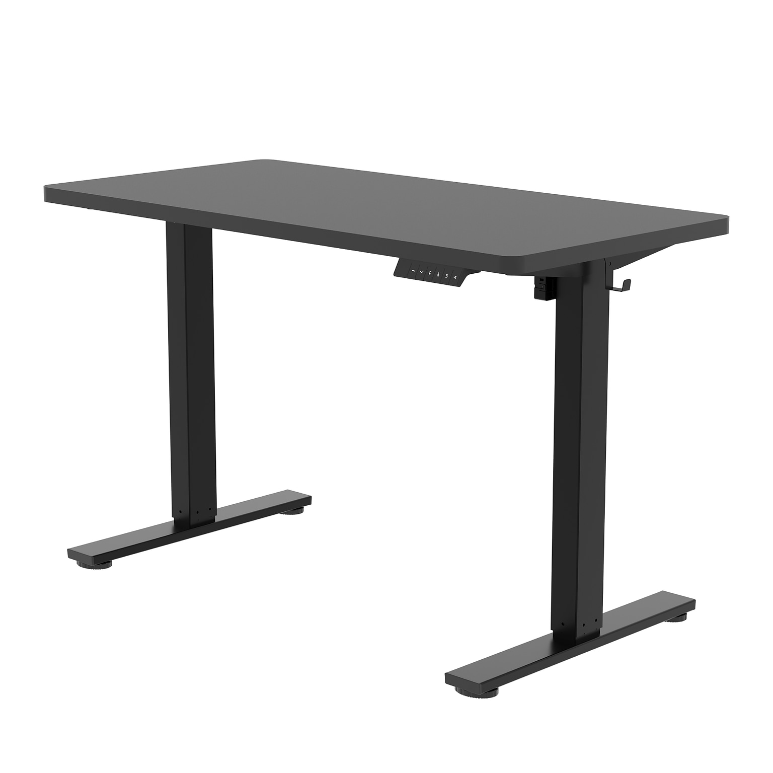 FlexiSpot E2 48W Electric Adjustable Standing Desk, Black (E2B4824B)