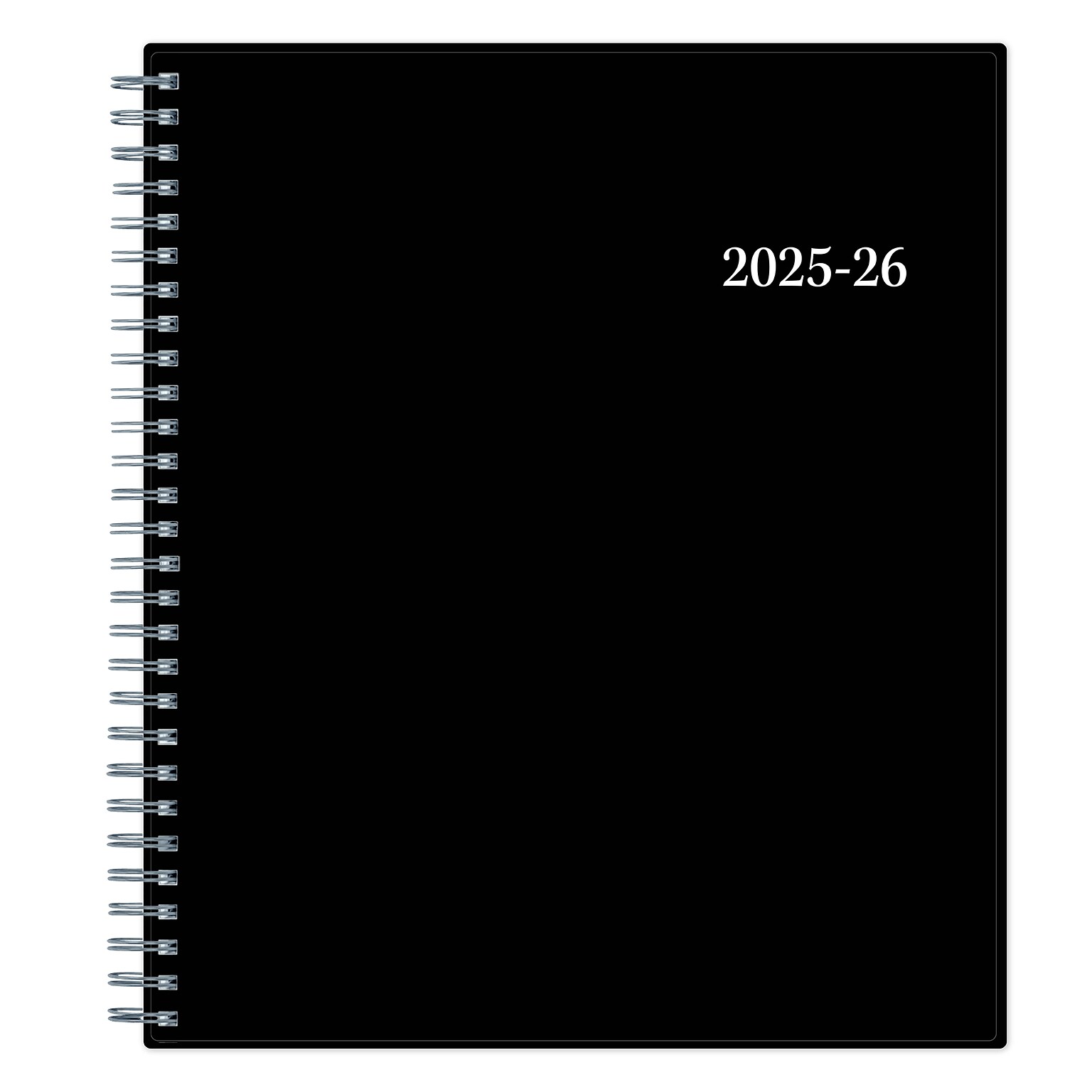 2025-2026 Blue Sky Enterprise 8 x 10 Academic Year Monthly Planner, Plastic Cover, Black (130615-A26)