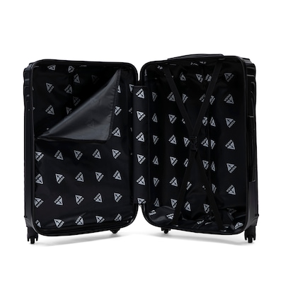 InUSA Vasty 33.86" Hardside Suitcase, 4-Wheeled Spinner, TSA Checkpoint Friendly, Black (IUVAS00XL-BLK)