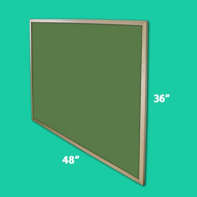 Flipside Green Chalkboard, 36" x 48", Wood Frame (34700)