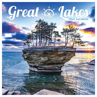 2027 TF Publishing Great Lakes 12 x 12 Monthly Wall Calendar, Multicolored (27-1037)