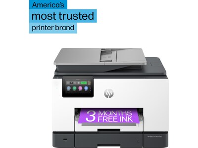 HP OfficeJet Pro 9135e Wireless All-in-One Color Inkjet Printer Scanner Copier, Best for Home Office, 3 months FREE INK (404M0A)