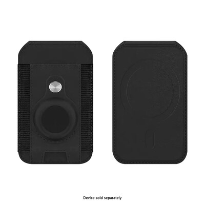 SaharaCase AirTag Wallet Bluetooth Tracker Holder, Scorpion Black (CP00712)